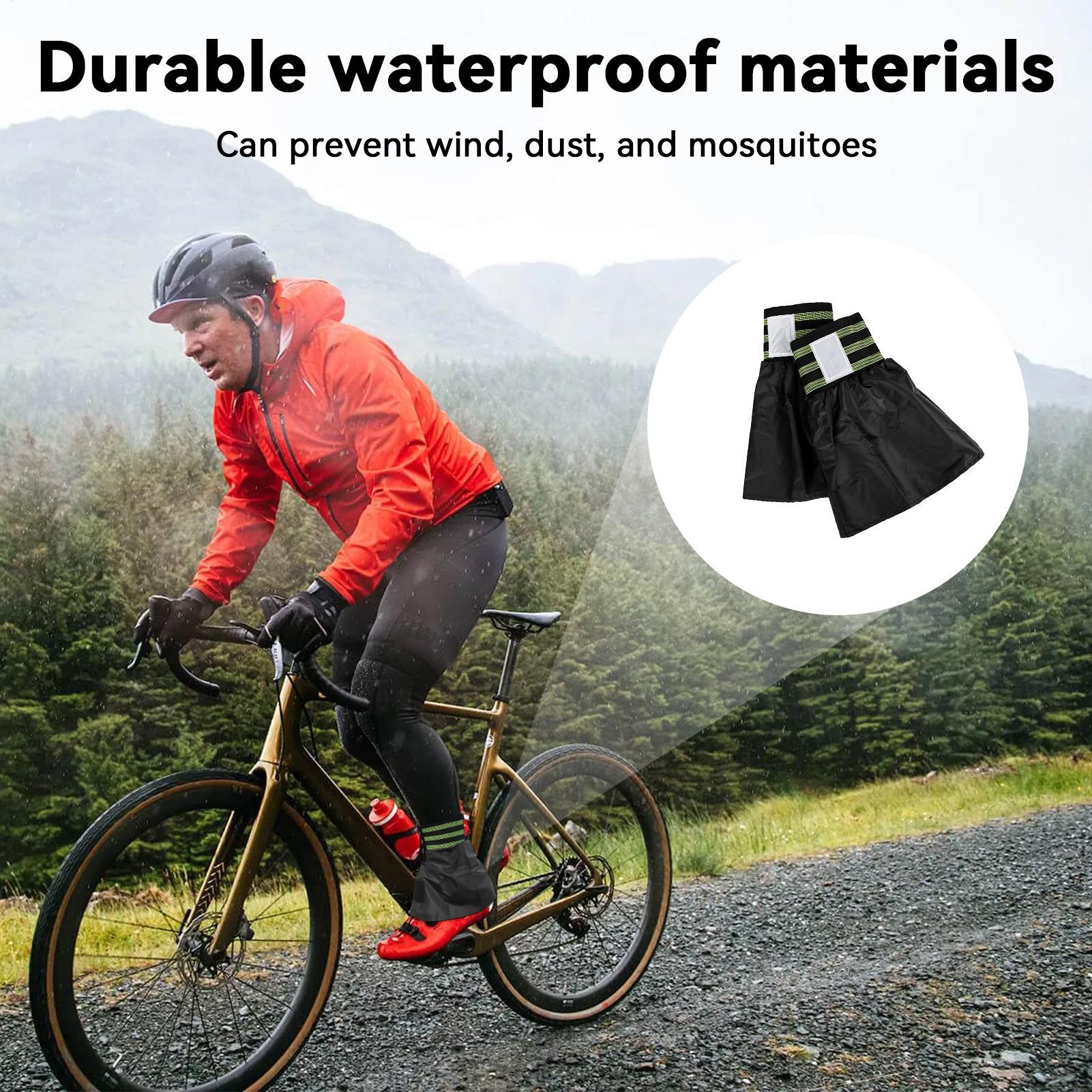 Cycling Gear Waterproof - 방수 통기성 사이클링 레그 게이터 조절
