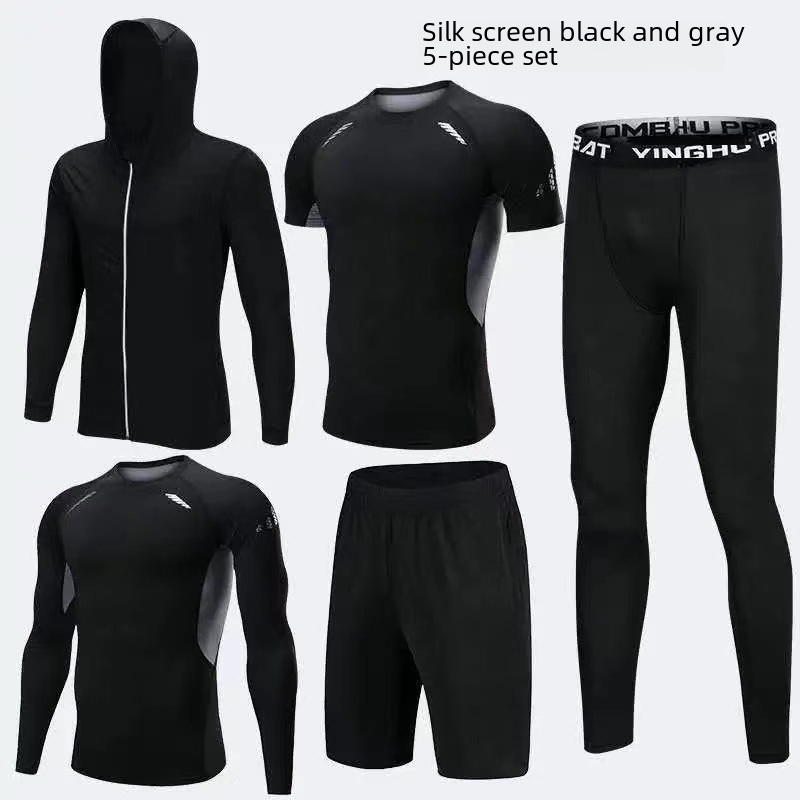 Cycling Gear Clothing - 남성용 스포츠 세트, 달리기 피트니스 세트,