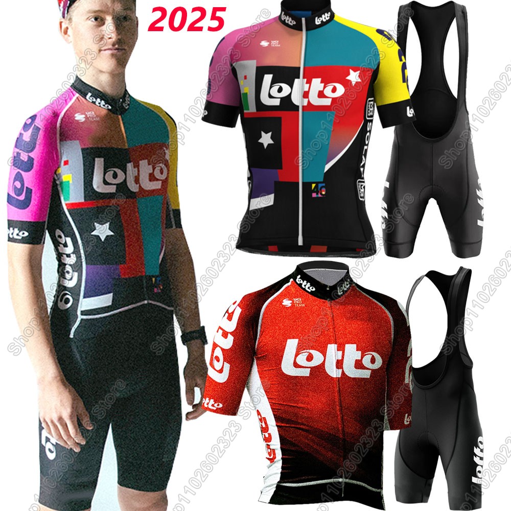 Cycling Gear Clothing - 2025 로또 팀 사이클링 저지 세트