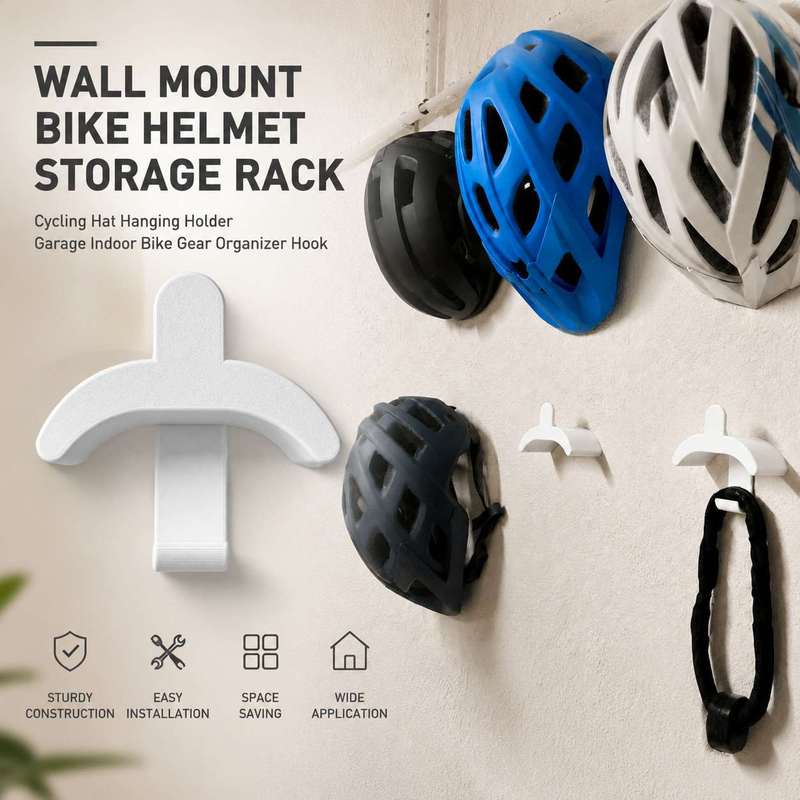 Cycling Gear Organizer Wall - 벽걸이형 자전거 헬멧 보관 랙 사이클링