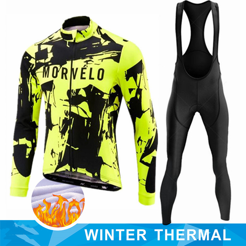 Cycling Gear Winter - 모르벨로 겨울용 보온 플리스 긴팔 사이클링