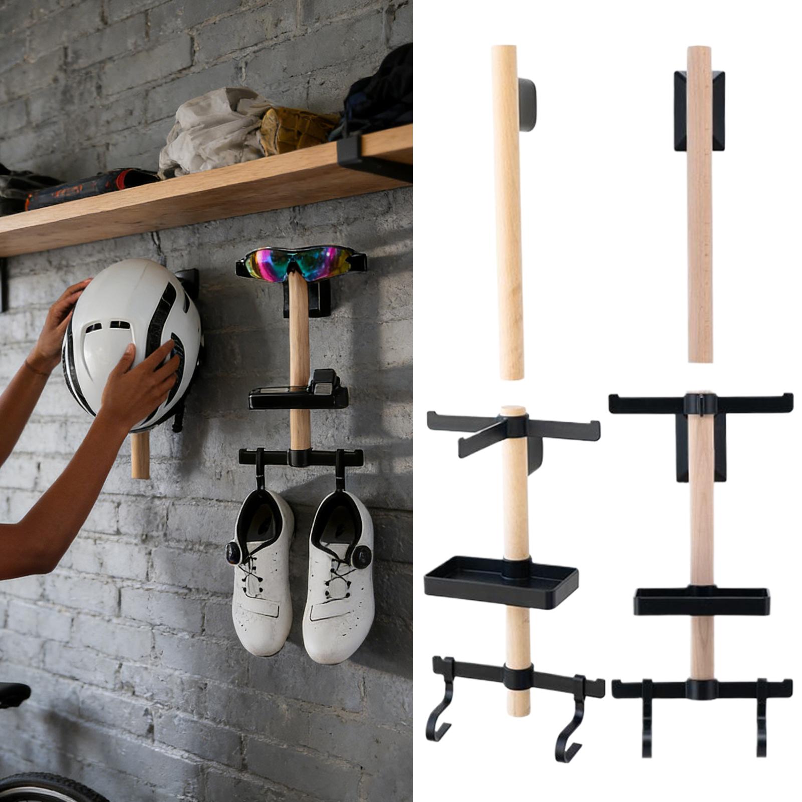 Cycling Gear Organizer Wall - 사이클링 장비 보관용 벽걸이형 홀더, 헬멧,