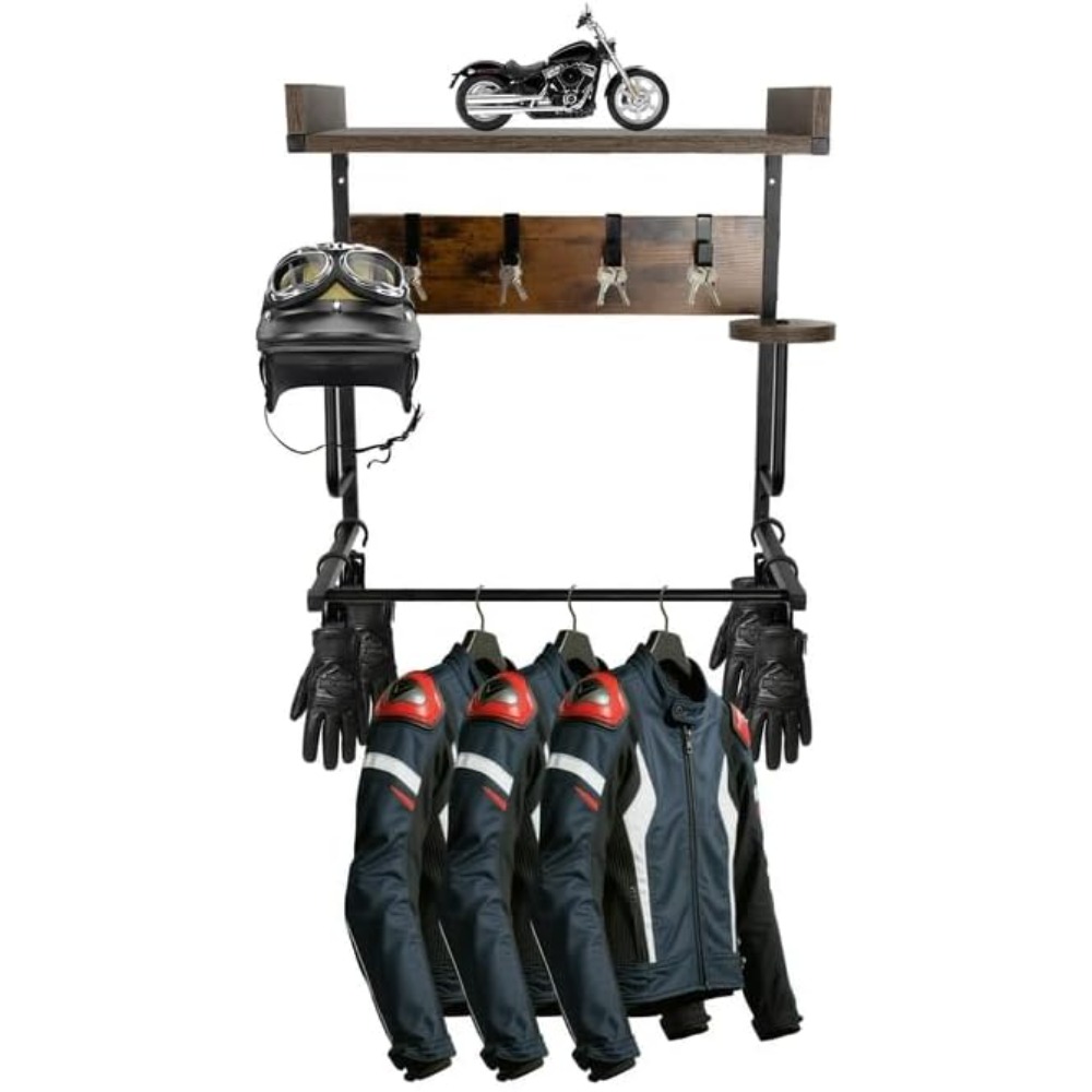 오토바이 헬멧 홀더 (4개의 글러브 칩 및 4개의 후크 - Cycling Gear Organizer Wall 리뷰 및 가격