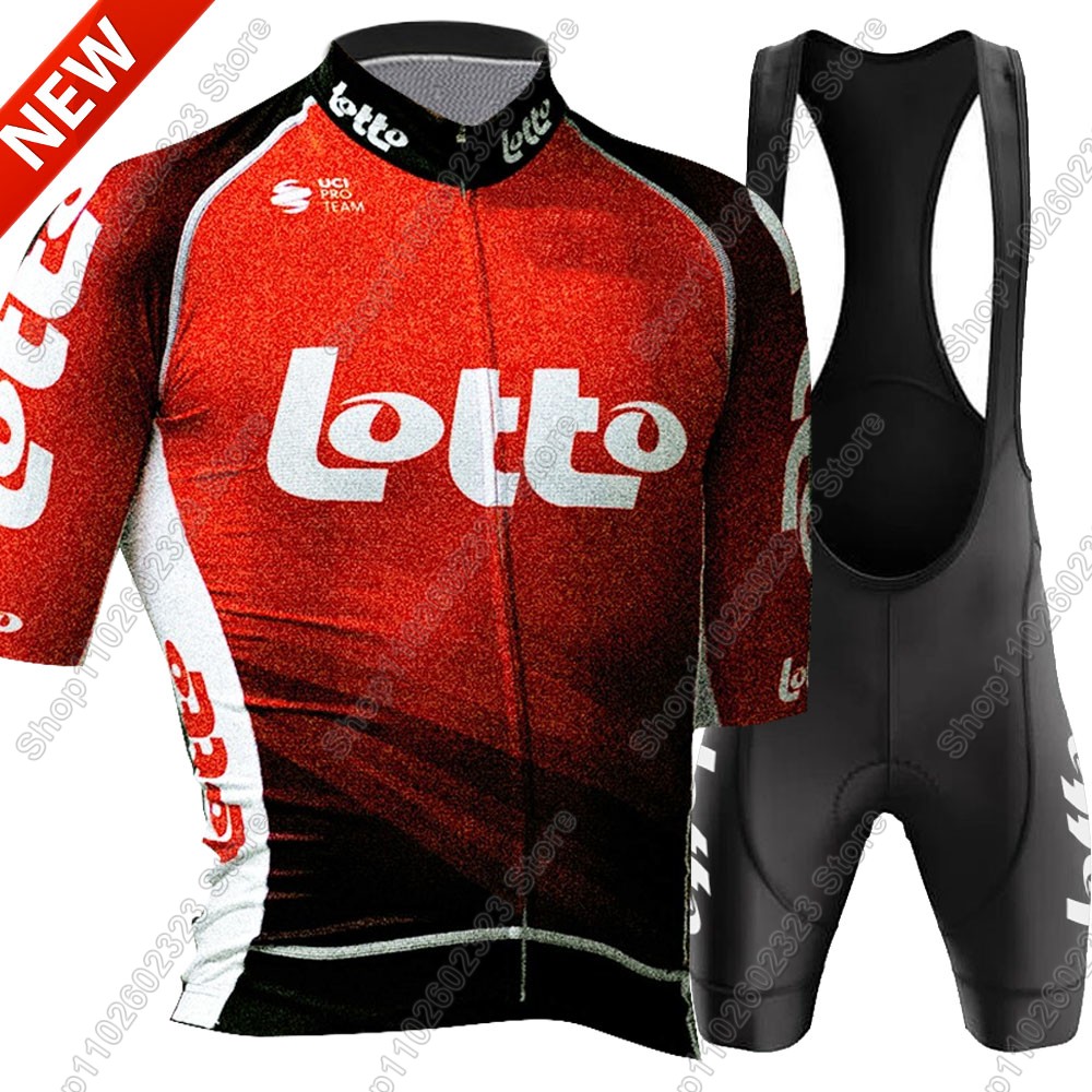 2025 로또 팀 사이클링 저지 세트 여름 벨기에 의류 - Cycling Gear Clothing 리뷰 및 가격
