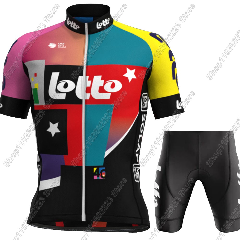 2025 로또 팀 사이클링 저지 세트 여름 벨기에 의류 - Cycling Gear Clothing 리뷰 및 가격