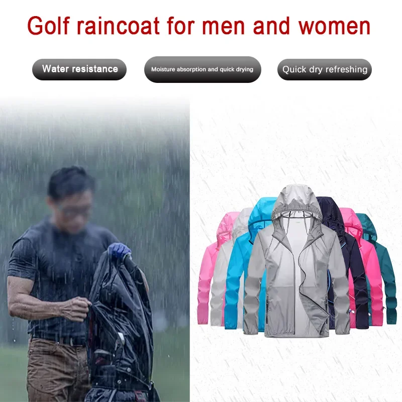 성인용 방수 골프 비옷, 경량 재킷, 야외 오토바이,  - Cycling Gear Waterproof 리뷰 및 가격