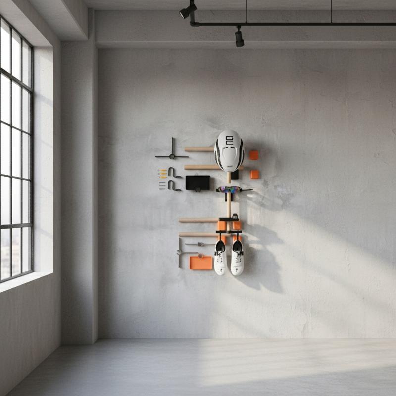 자전거 기어 랙 1세트 벽걸이형 너도밤나무 홀더, 헬멧 - Cycling Gear Organizer Wall 리뷰 및 가격